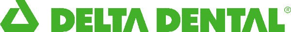 Delta Dental logo featuring a green triangular symbol next to the words ‚ÄúDELTA DENTAL‚Äù in bold, uppercase green letters on a light background.